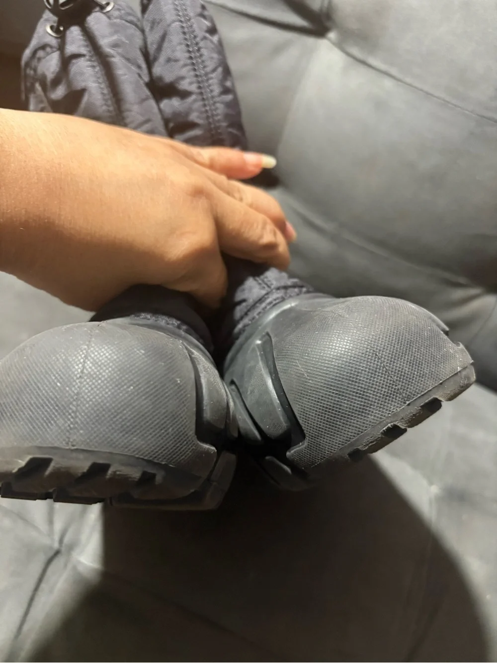 Sorel Flurry Winter Snow Boots Children's 3 Black insulated Lined winter shoes